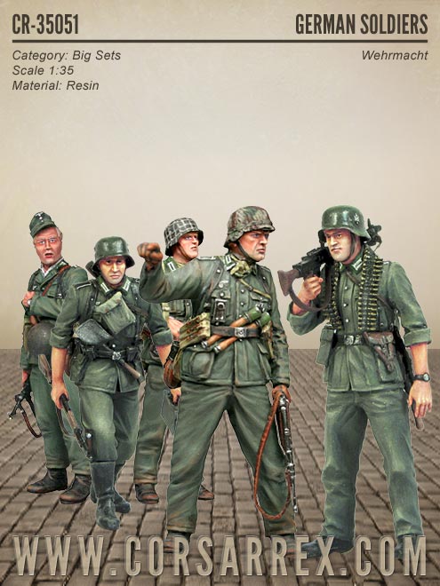 Wehrmacht Soldiers Big Set