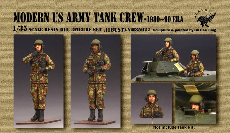 Modern US Army Panzer Crew 1980-90 ERA