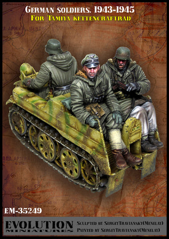 German soldiers for Tamiya Kettenkrad Winter 1944/45