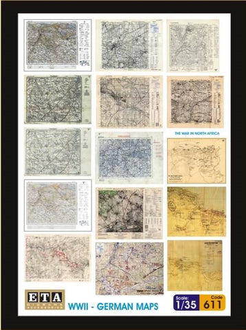 German maps WWII