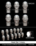 Heads Set 1 - angry