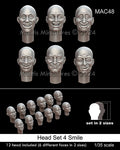 Heads set 4-smiling