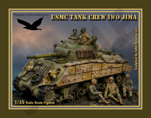 USMC tank crew Iwo Jima WWII