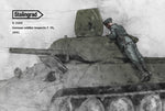 German Soldier inspect T-34 #4 1941